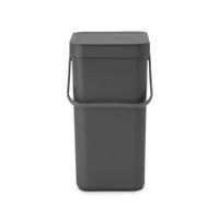 Brabantia Sort and Go Afvalemmer 12L Grijs - thumbnail