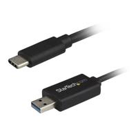 Kabel USB A naar USB C Startech USBC3LINK Zwart - thumbnail