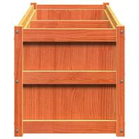 Plantenbak 150x50x50 cm massief grenenhout waxbruin - thumbnail