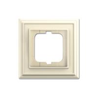 Busch-Jaeger 2CKA001754A4673 Frame Frame 1-voudig Crème-wit, Parel-wit 1 stuk(s) - thumbnail