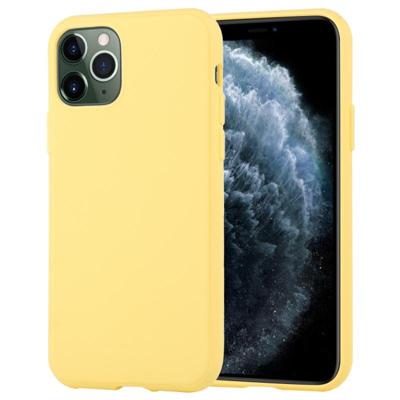 Voor iPhone 11 Pro Max MERCURY GOOSPERY stijl LUX schokbestendig Soft TPU case (geel)