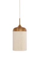 Light & Living Hanglamp 'Dania' Houtlook en touw, 16cm - thumbnail