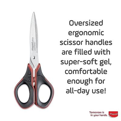 Maped schaar Advanced Gel 17 cm zwart en rood