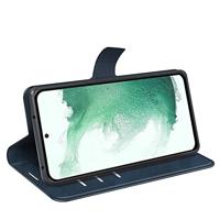 Lunso - Samsung Galaxy S23 Plus - cover bookcase hoes - Blauw - thumbnail