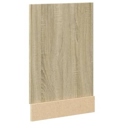 Frontpaneel vaatwasser 45x3x67 cm bewerkt hout sonoma eiken