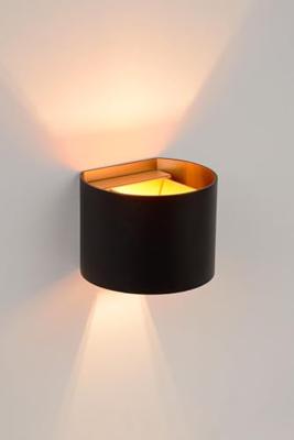 Lucide XIO - Wandlamp - LED Dimb. - G9 - 1x3,5W 2700K - Verstelbare stralingshoek - Zwart