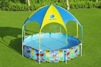 Bestway Zwembad rond schaduw D244 x H51cm - thumbnail