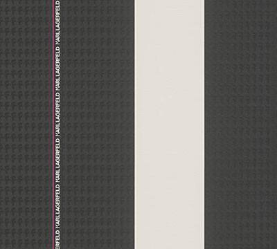 AS Creation Karl Lagerfeld Zwart behang | 378482