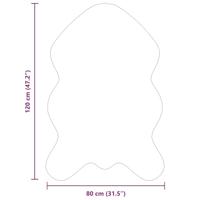 Nep Schapenvacht Tapijt Tafalla Antraciet 80 x 120 cm Polyester - thumbnail