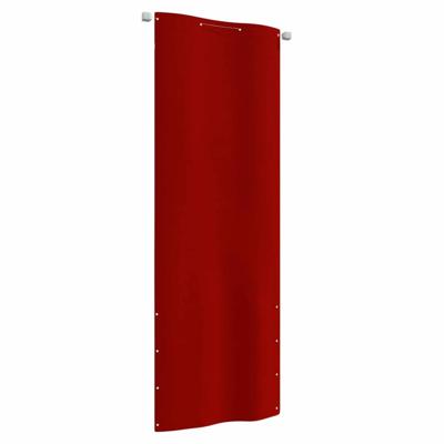 VidaXL Balkonscherm 80x240 cm oxford stof rood