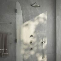 Hotbath Get Together IBS3GN inbouwdouche geborsteld nikkel - thumbnail