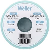 Weller WSW SAC M1 Soldeertin, loodvrij Spoel Sn3,0Ag0,5Cu 250 g 0.8 mm - thumbnail