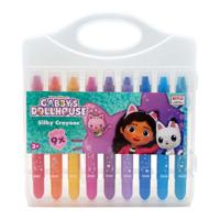 Speelgoedland Gabby's poppenhuis silky gel krijtjes - thumbnail