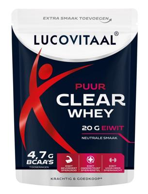 Lucovitaal Clear whey poeder puur 175 Gram