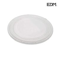 Bord voor in de magnetron EDM 00103 07407 07408 07409 Transparant Kristal Ø 24,5 cm Navulling - thumbnail