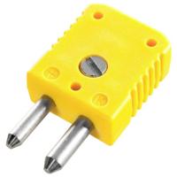 B + B Thermo-Technik Standaardstekker type K, geel -50…+120 °C Geel Inhoud: 1 stuk(s) - thumbnail