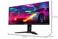 Gigabyte M34WQ LED-monitor Energielabel G (A - G) 86.4 cm (34 inch) 3440 x 1440 Pixel 16:9 1 ms USB-A 3.2 Gen 1, HDMI, DisplayPort, USB-C IPS LED - thumbnail