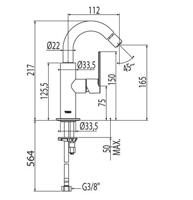 Loft Bidetmengkraan 20022401 Tres - thumbnail