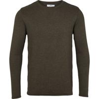 Kronstadt Trui Mark Legergroen Ronde Hals Tailored Fit - thumbnail