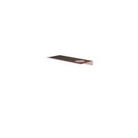 Hotbath &More Shelves - Planchet 30 Cm - Inclusief Bevestigingsrails - Met 1 Uitsparing - Voor Zeepdispenser of Beker - Geborsteld Koper PVD - thumbnail