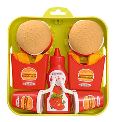 Ecoiffier 100% chef hamburgerset op dienblad