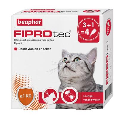 Beaphar Fiprotec Spot-On Kat - 4 pip