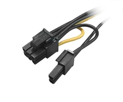 Akasa AK-CBPW19-15 kabeladapter/verloopstukje 6+2pin PCIe SATA Zwart Akasa AK-CBPW19-15 kabeladapter/verloopstukje 6+2pin PCIe SATA Zwart