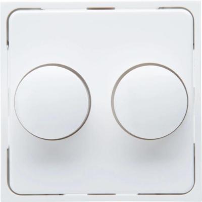 Kopp HK07 PURE mat wit afdekplaat + knop DUO dimmer - 4624035