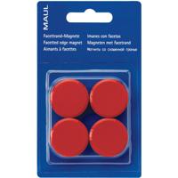 MAUL magneet Solid 20mm trekkracht 300gr blister 8 rood 12 stuks - thumbnail