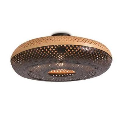 GOOD&MOJO Plafondlamp 'Palawan' Large, Bamboe, kleur Zwart/Naturel