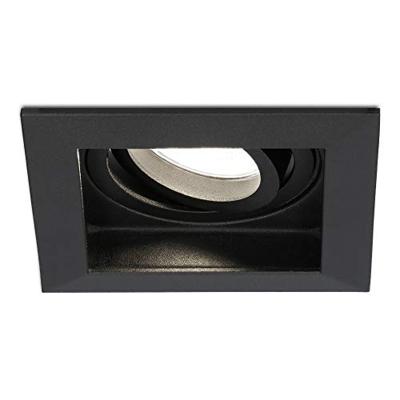 Set van 3 Durham vierkante LED inbouwspots - 4 Watt 345 Lumen - 4000K neutraal wit - GU10 - Dimbaar Kantelbaar - Voor binnen - Zwart Set van 3 Durham vierkante LED inbouwspots - 4 Watt 345 Lumen - 4000K neutraal wit - GU10 - Dimbaar Kantelbaar - Voor binnen - Zwart