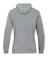 JAKO 6865D Jas Met Kap Base Dames - Lichtgrijs Gemeleerd - 36 - thumbnail