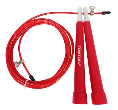 Tunturi verstelbare speed rope rood