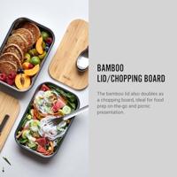 Black+Blum Sandwich Box - 223x150x52mm - Oranje - thumbnail