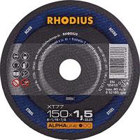 Rhodius 208861 Doorslijpschijf recht 150 mm 1 stuk(s) Staal - thumbnail