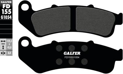 GALFER remblokken "fd155" brake pad fd155 g1054 organic