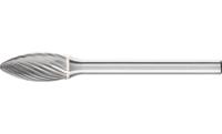 PFERD TOOLS 21203653 Freesstift Vlam Lengte 43 mm Afmeting, Ø 6 mm Werklengte 13 mm Schachtdiameter 3 mm - thumbnail