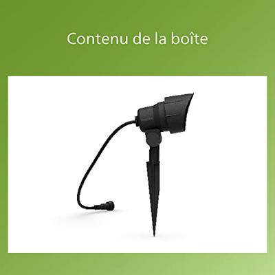 Buitenspot PHILIPS Laagspanning GardenLink 1x6W, 2700K, IP44 - Voeding niet inbegrepen
