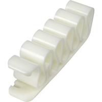 TRU COMPONENTS Kabelclip Zelfklevend 1572343 Bundel-Ø (bereik) 8 mm (max) Wit 1 stuk(s) - thumbnail