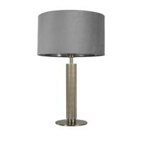 Searchlight Gouden tafellampLondon met grijze kap - EU65721GY - thumbnail