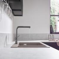 Hansgrohe Talis M54 ééngreeps keukenmengkraan 270, Brushed Black Chrome - thumbnail