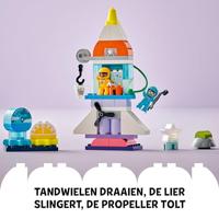 LEGO® DUPLO 10422 3-in-1 ruimteavontuur ruimteschip speelgoed - thumbnail