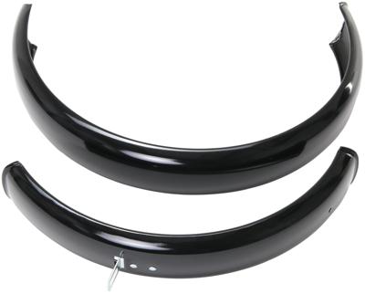 BÜCHEL spatbordset "delphin" fender set 12" black