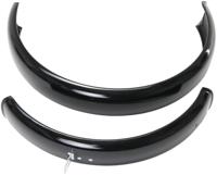 BÜCHEL spatbordset "delphin" fender set 12" black - thumbnail