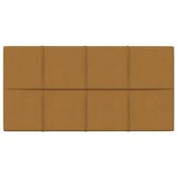 VidaXL Wandpanelen 12 st 2,16 m² 60x30 cm fluweel bruin - thumbnail