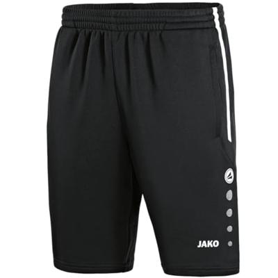 JAKO 8595 Trainingsshort Active - Zwart/Fluogeel - 3XL