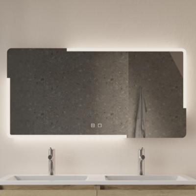 Badkamerspiegel Gliss Design Melite 120x70 cm Met LED Incl. Verwarming Badkamerspiegel Gliss Design Melite 120x70 cm Met LED Incl. Verwarming