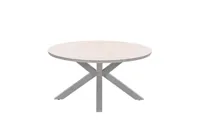 Edison tafel 148cm taupe / light teak vironwood - thumbnail