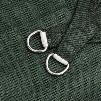 Zonnezeil 160 g/m 5x5x6 m HDPE donkergroen