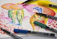 Sakura • koi color brush napels geel - thumbnail